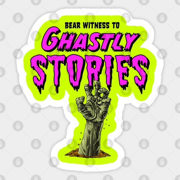 Ghastly Stories Zombie Graveyard Hand Sticker by GothicStudios